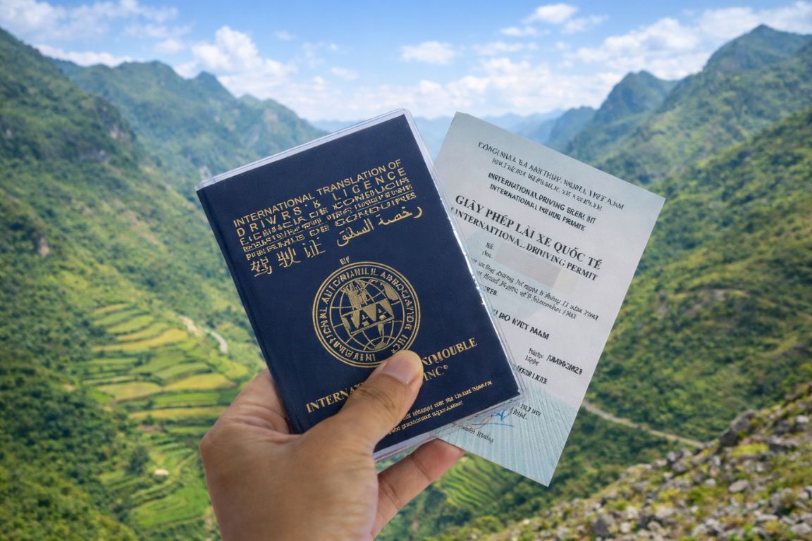 International Driving Permit in Ha Giang tours