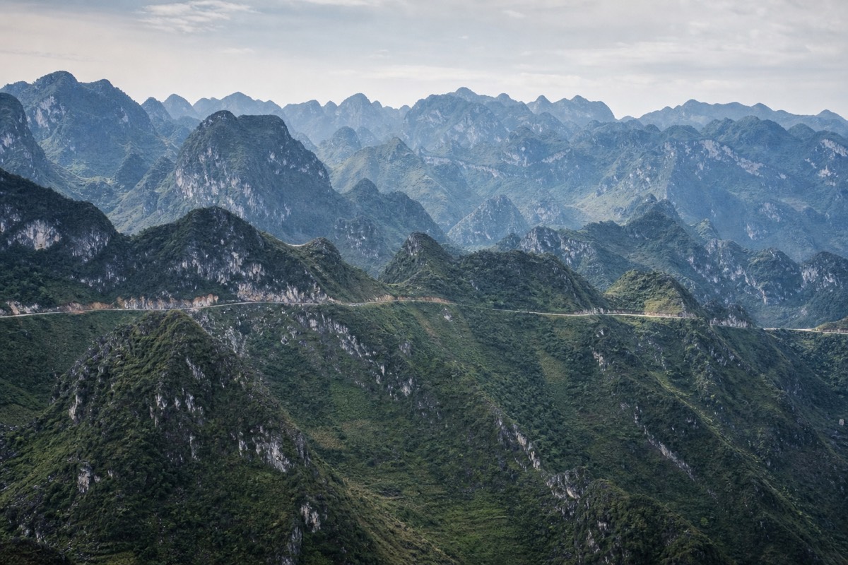 The mountain roads of the Ha Giang Loop